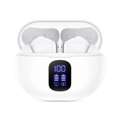 Słuchawki Bluetooth Tech-Protect Ultraboost Pro G2, TWS, Białe