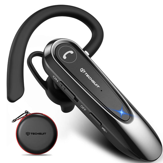 Handsfree Bluetooth Techsuit CB2 AirTalk, A2DP, Czarny