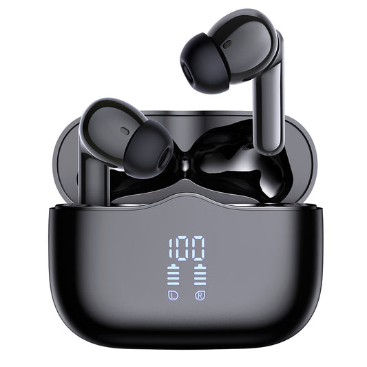 Handsfree Bluetooth Techsuit CW2 VelarX One, TWS, ANC, Czarny