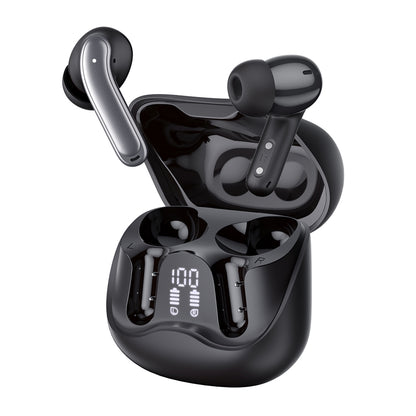 Handsfree Bluetooth Techsuit CW5 EchoFit Pro, TWS, ANC, MultiPoint, Czarny