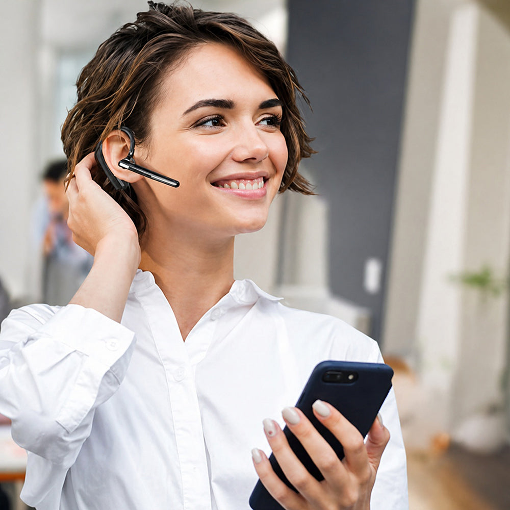 Handsfree Bluetooth Techsuit PowerTalks G6, MultiPoint, A2DP, Czarny