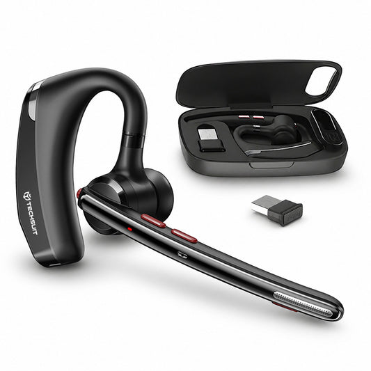 Słuchawka Call Center Bluetooth Techsuit SoundForce Pro G10, A2DP, Czarna