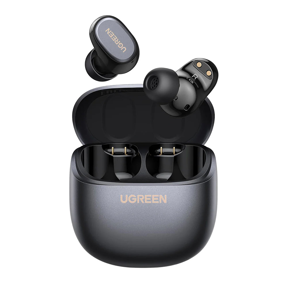 Zestaw słuchawkowy Bluetooth UGREEN Dots (75628), TWS, MultiPoint, Czarny