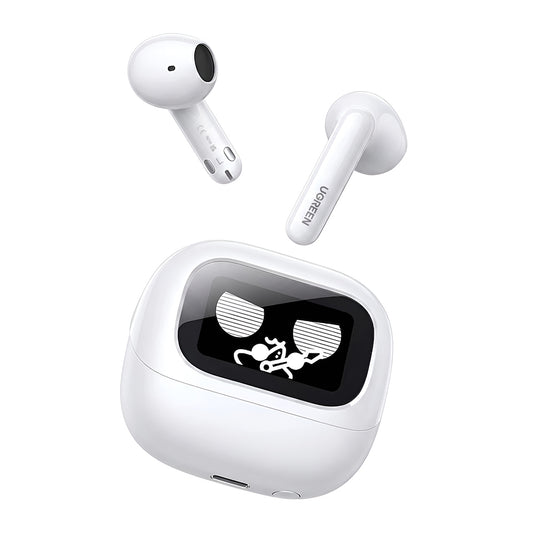 Zestaw słuchawkowy Bluetooth UGREEN HiTune H6 Magic WS216 (65386), TWS, ANC, MultiPoint, Biały