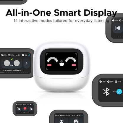 Zestaw słuchawkowy Bluetooth UGREEN HiTune H6 Magic WS216 (75288), TWS, ANC, MultiPoint, Szary