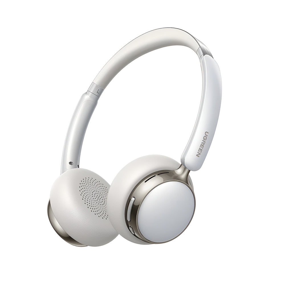 Bezprzewodowy zestaw słuchawkowy Bluetooth UGREEN HiTune Studio Plus HP207, A2DP, ANC, Beżowy