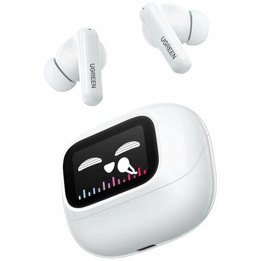 Handsfree Bluetooth UGREEN HiTune T6 Magic WS211, TWS, ANC, MultiPoint, Biały