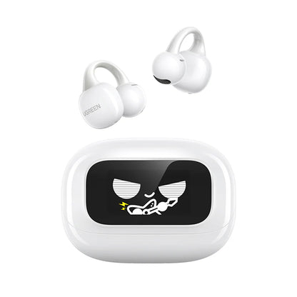 Handsfree Bluetooth UGREEN S6 ClipBuds Magic WS208, TWS, Biały