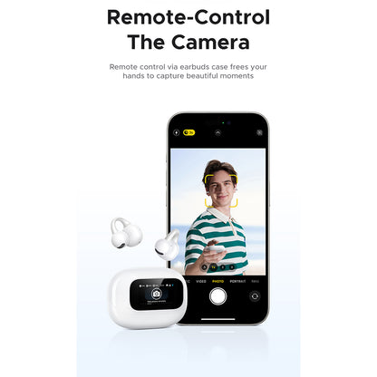 Handsfree Bluetooth UGREEN S6 ClipBuds Magic WS208, TWS, Biały