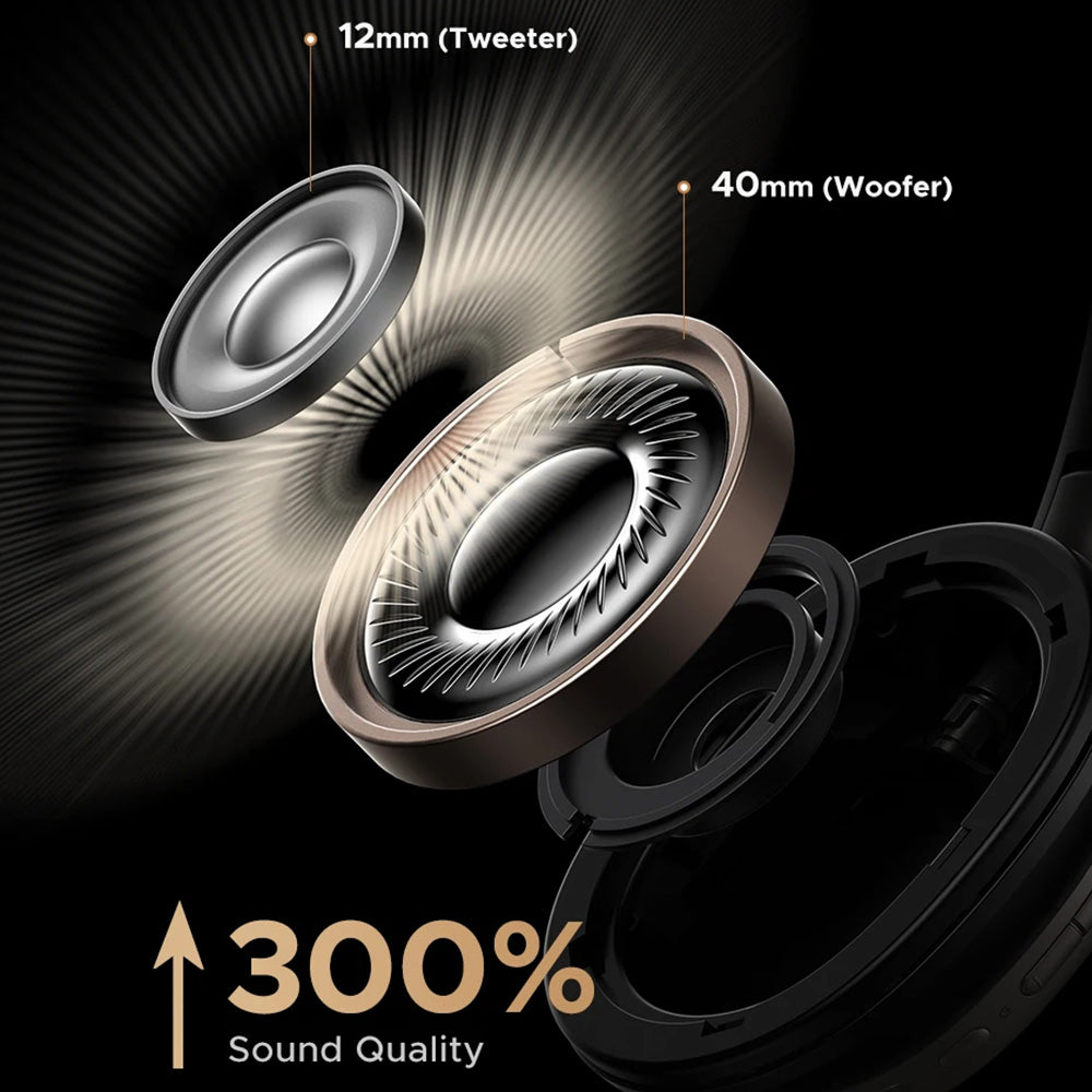Handsfree Bluetooth UGREEN Studio Pro HP206, A2DP, ANC, Czarny