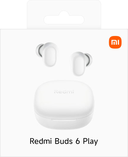 Zestaw głośnomówiący Bluetooth Xiaomi Redmi Buds 6 Play, TWS, ANC, biały BHR8773GL 