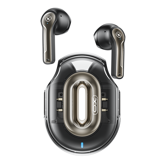 Zestaw słuchawkowy Bluetooth XO Design X43, TWS, Czarny