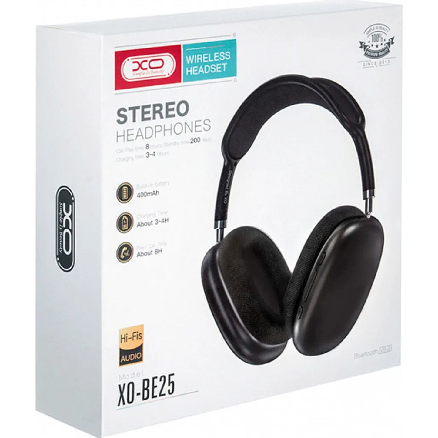 Handsfree Bluetooth XO Design BE25, A2DP, Czarny