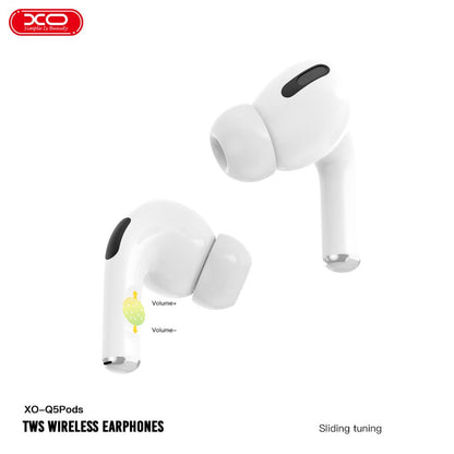 Słuchawki Bluetooth XO Design Q5 Pods, TWS, Białe