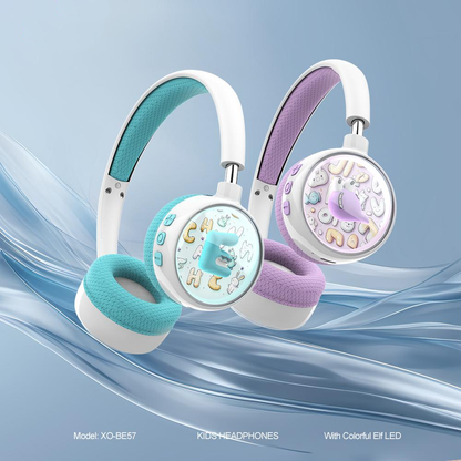 Handsfree Bluetooth XO Design BE57 Cartoon Kids, A2DP, Fioletowy