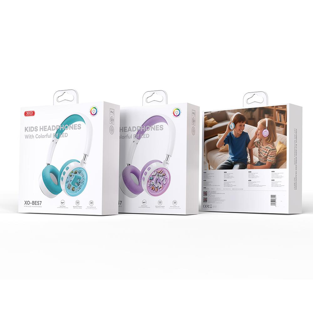Handsfree Bluetooth XO Design BE57 Cartoon Kids, A2DP, Niebieski