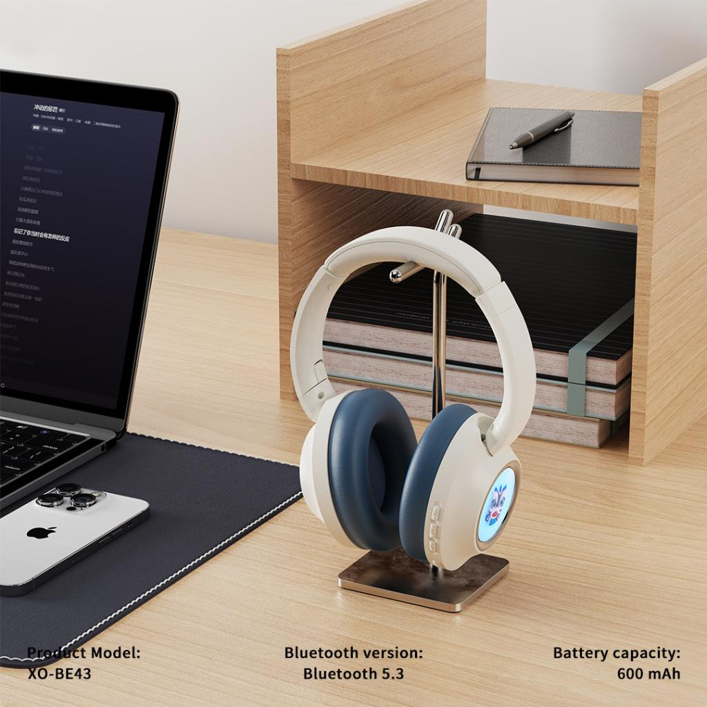 Handsfree Bluetooth XO Design BE43, A2DP, Niebieski