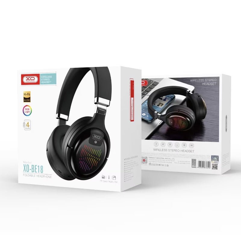 Zestaw głośnomówiący Bluetooth XO Design BE18 Glare, A2DP, Czarny