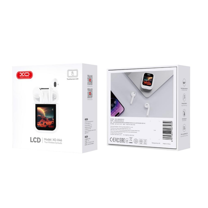 Zestaw słuchawkowy Bluetooth XO Design X46 2. generacji, TWS, biały