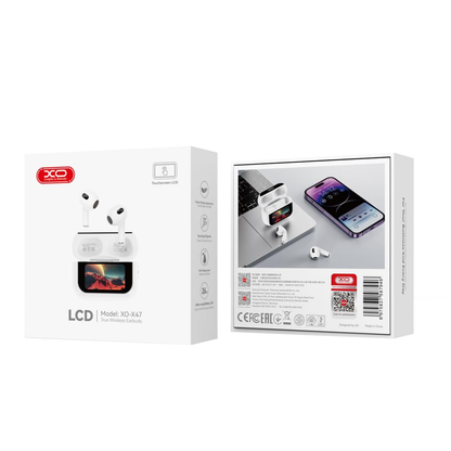 Zestaw słuchawkowy Bluetooth XO Design X47 4. generacji, TWS, biały