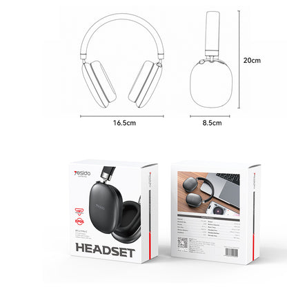 Handsfree Bluetooth Yesido EP05, A2DP, ANC, Czarny