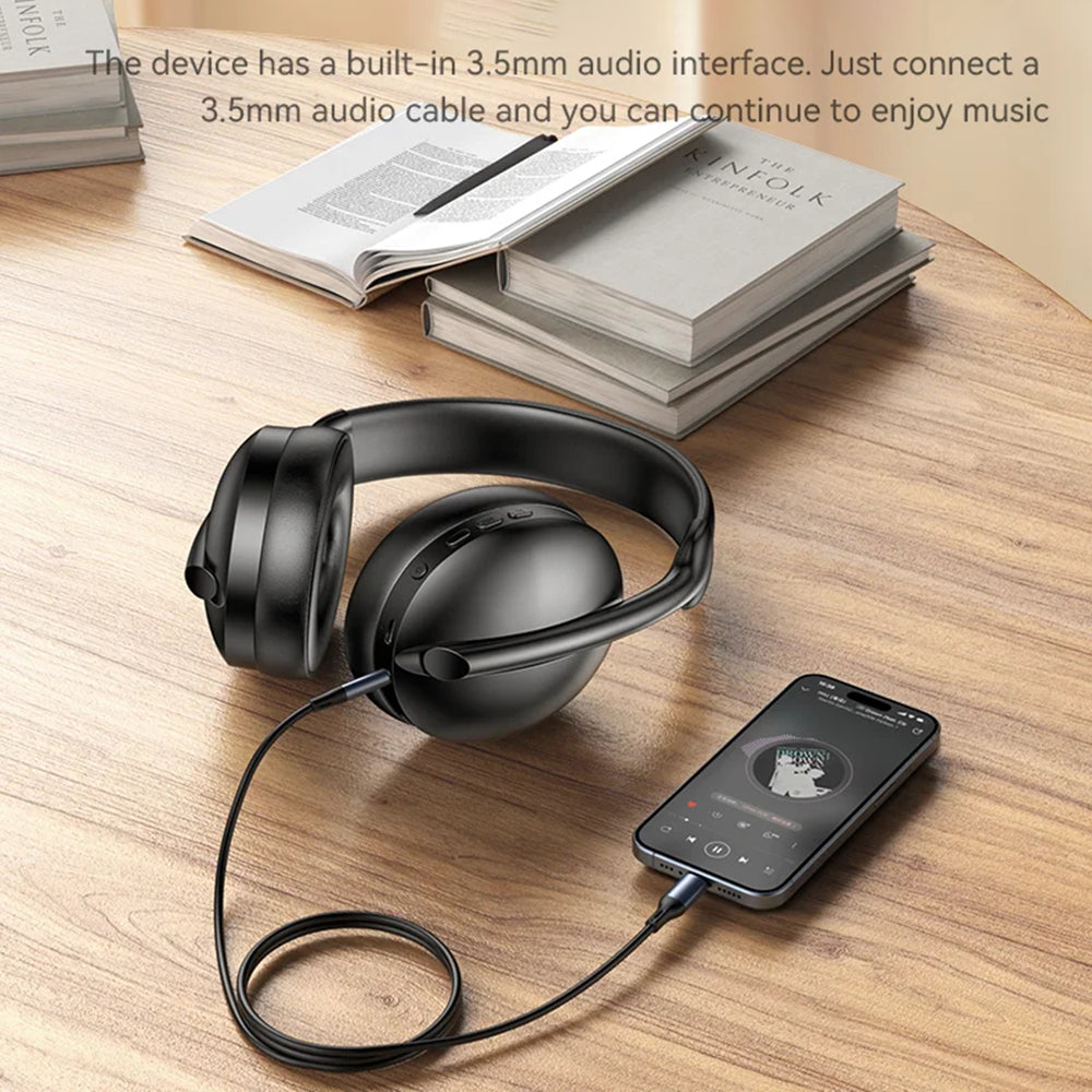 Handsfree Bluetooth Yesido EP08, A2DP, ANC, Czarny