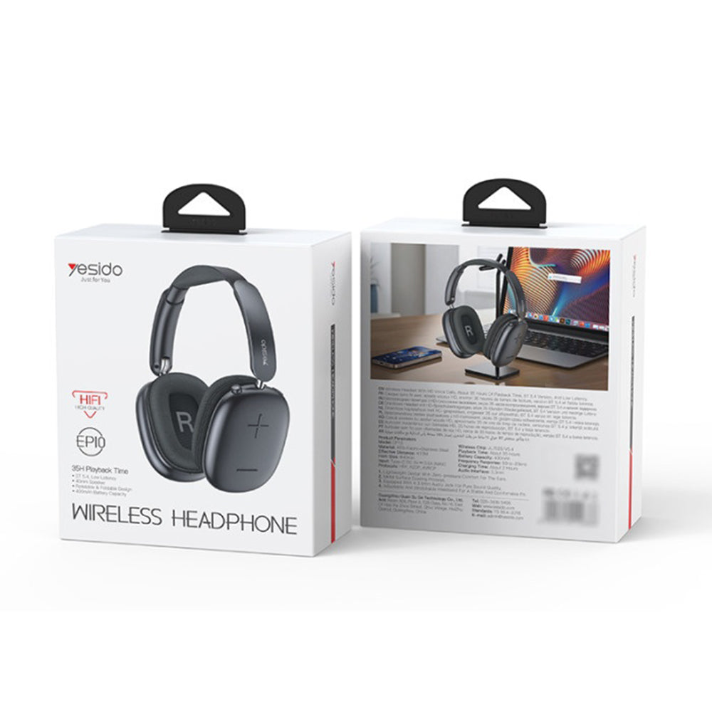 Handsfree Bluetooth Yesido EP10, A2DP, Czarny