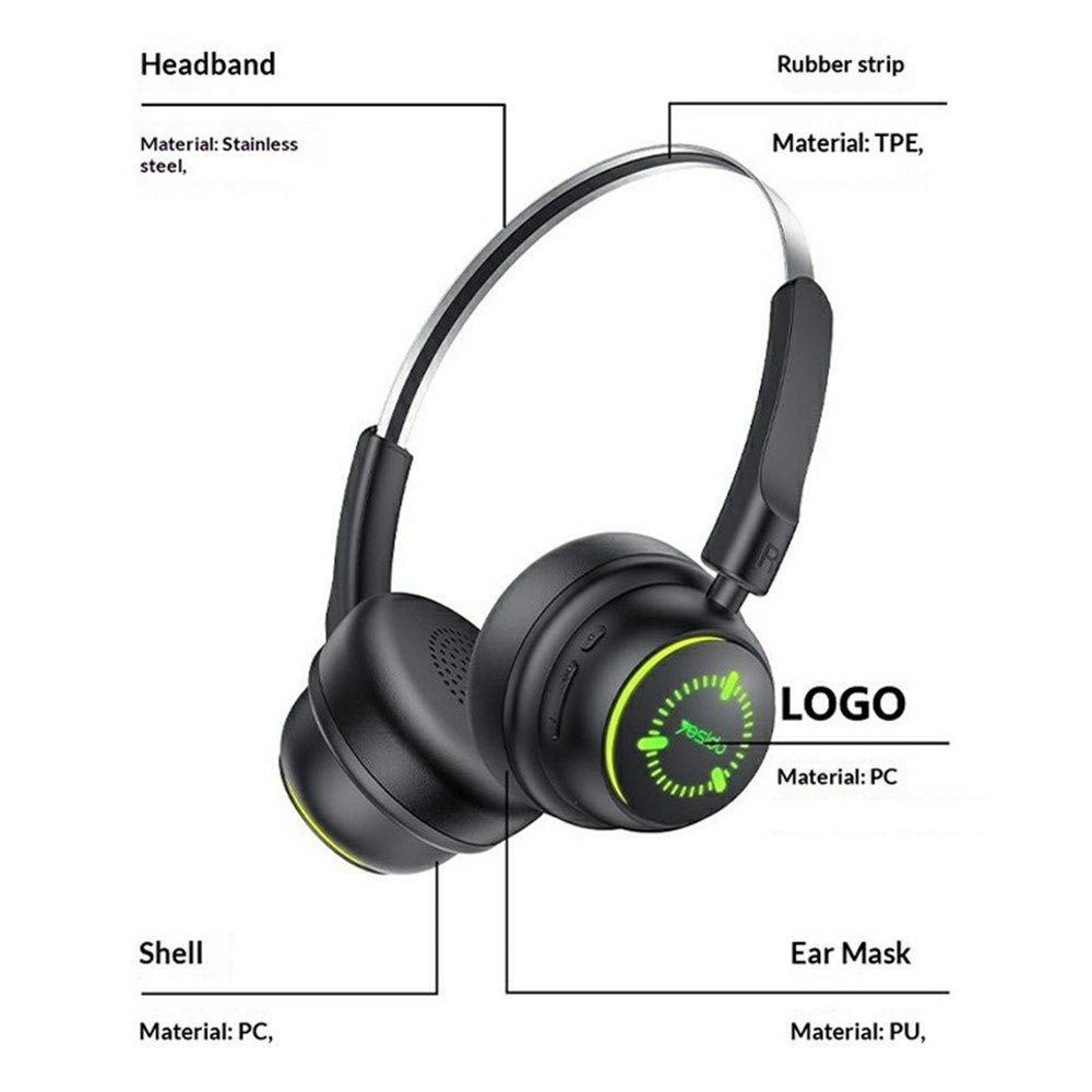 Handsfree Bluetooth Yesido EP15 Kids, A2DP, Black