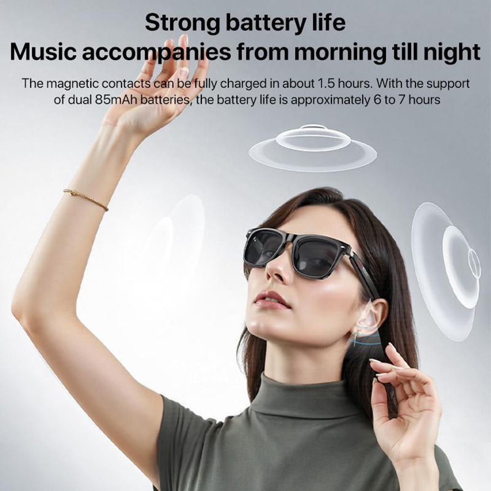Handsfree Bluetooth Yesido IO35, Typ Okulary Przeciwsłoneczne Unisex, A2DP, Czarny