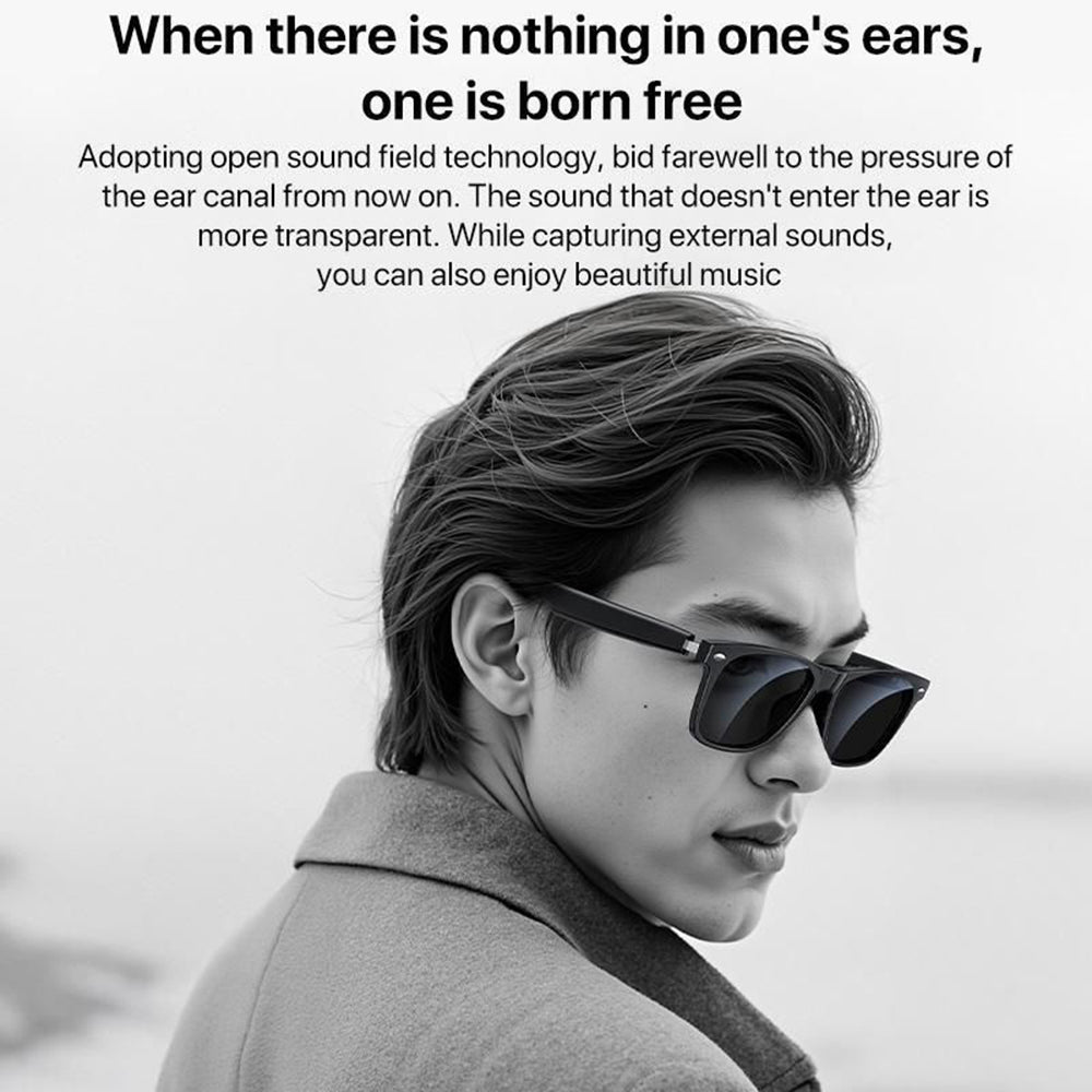 Handsfree Bluetooth Yesido IO35, Typ Okulary Przeciwsłoneczne Unisex, A2DP, Czarny