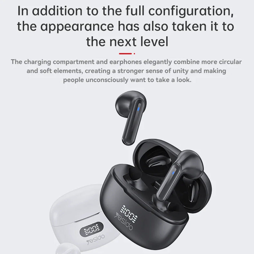 Handsfree Bluetooth Yesido TWS19, TWS, Czarny