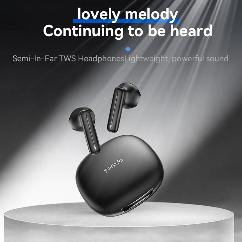 Handsfree Bluetooth Yesido TWS25, TWS, Czarny