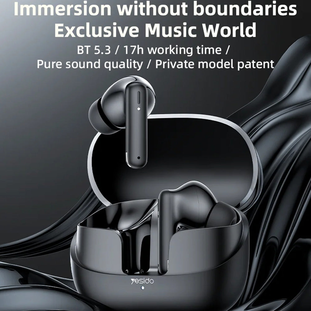 Handsfree Bluetooth Yesido TWS26, TWS, Czarny