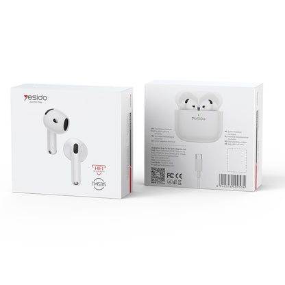 Handsfree Bluetooth Yesido TWS31S, TWS, Biały