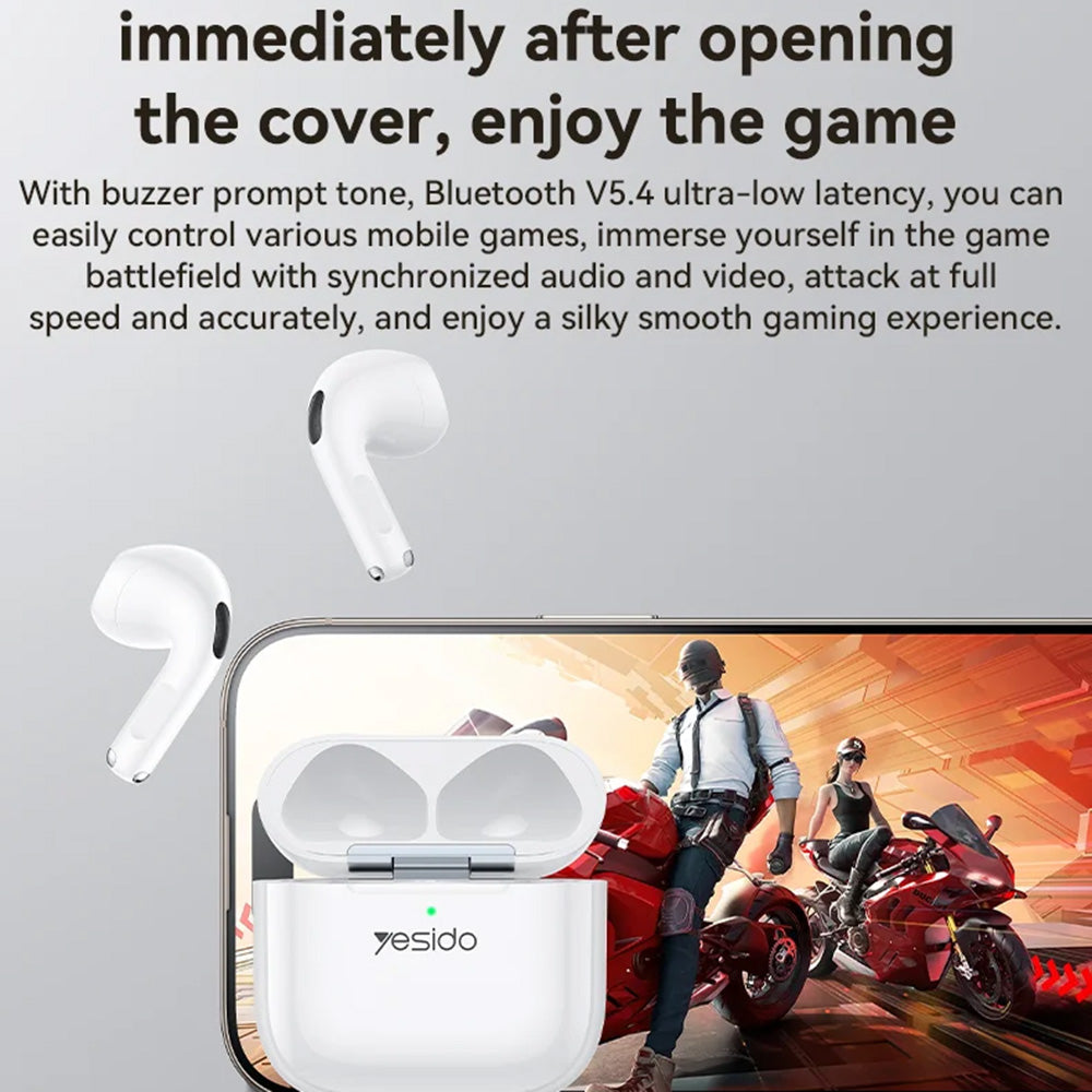 Handsfree Bluetooth Yesido TWS31S, TWS, Biały