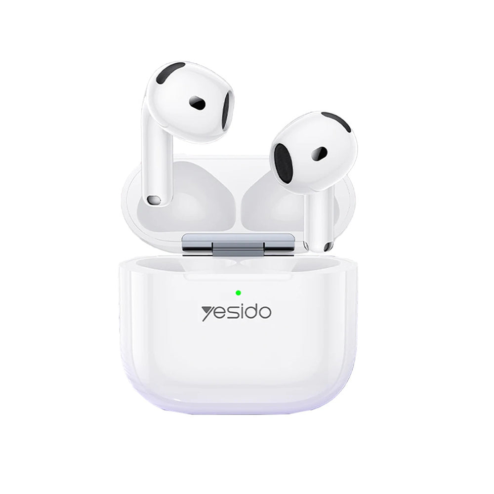 Handsfree Bluetooth Yesido TWS32, TWS, ANC, Biały