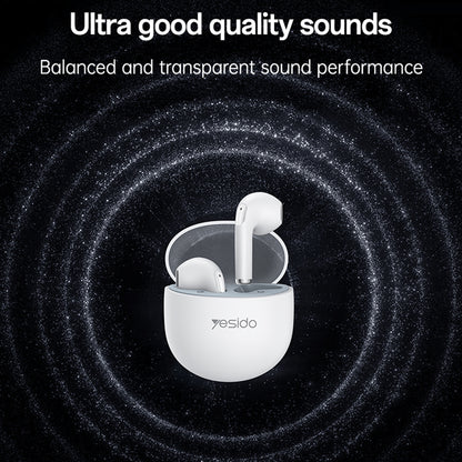 Handsfree Bluetooth Yesido TWS35, TWS, Biały