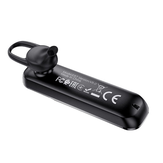 Zestaw słuchawkowy Bluetooth HOCO E57, A2DP, Czarny