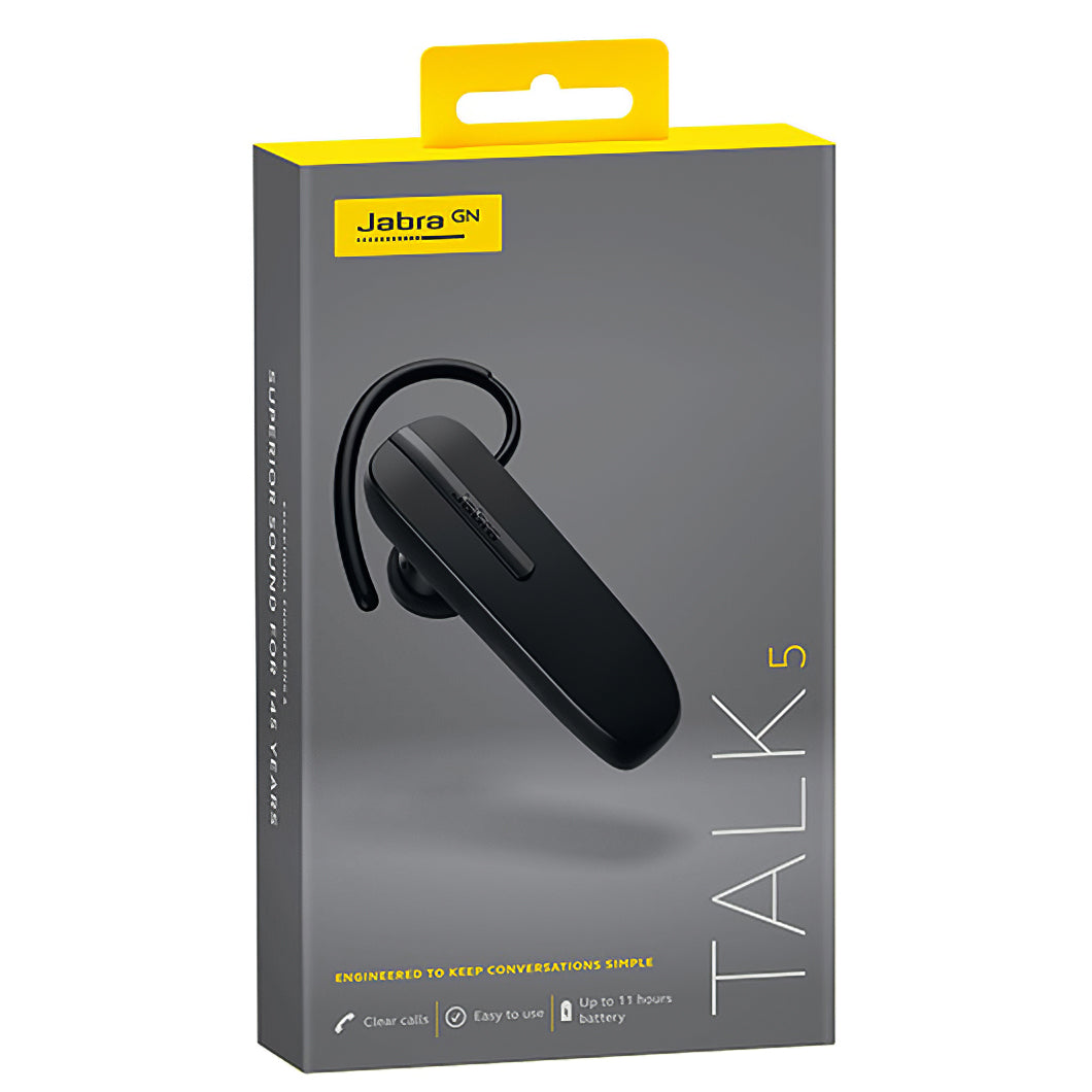 Zestaw głośnomówiący Bluetooth Jabra TALK 5, MultiPoint, czarny 100-92046900-60