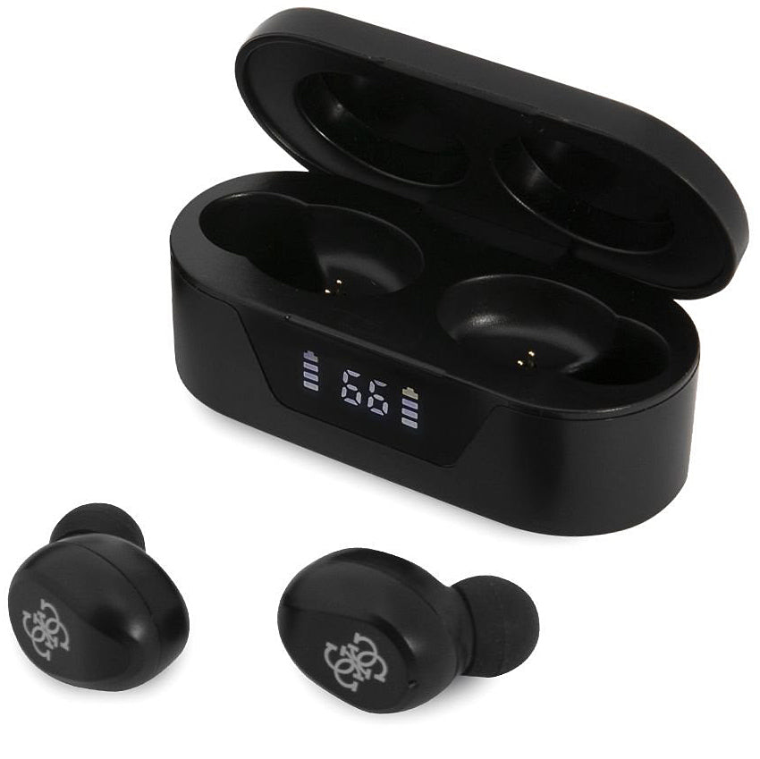 Handsfree Bluetooth Guess Classic Logo, TWS, Czarny