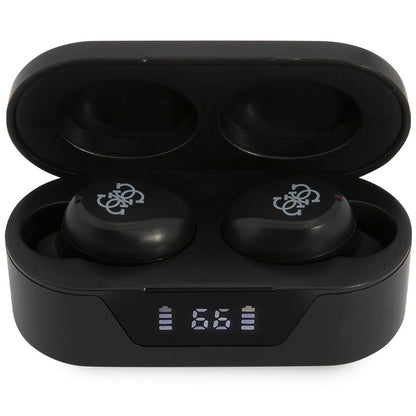 Handsfree Bluetooth Guess Classic Logo, TWS, Czarny