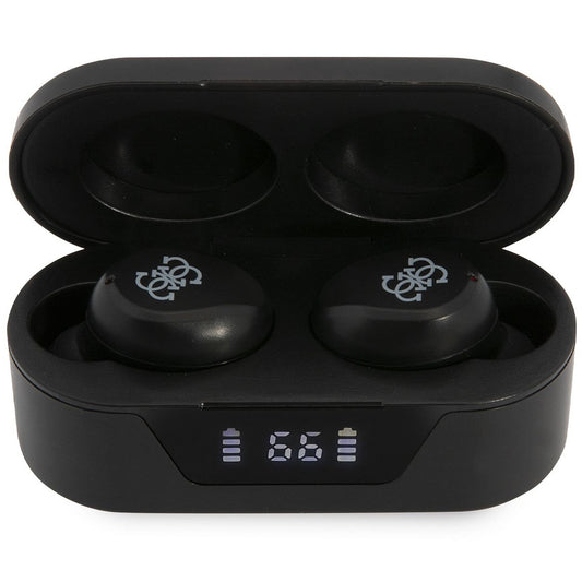 Handsfree Bluetooth Guess Classic Logo, TWS, Czarny