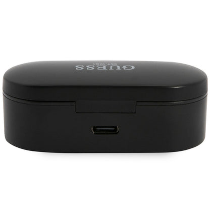 Handsfree Bluetooth Guess Classic Logo, TWS, Czarny