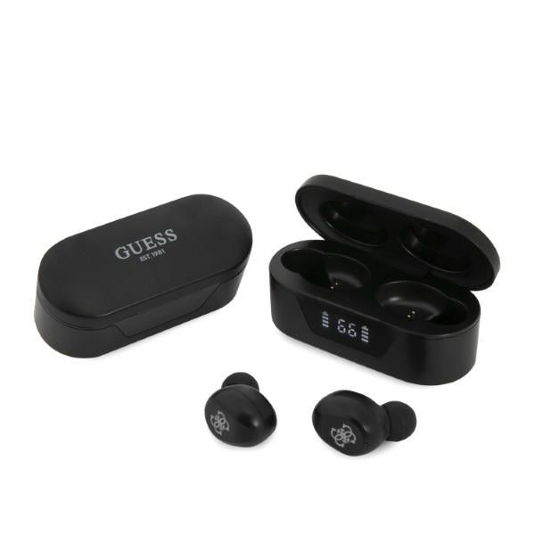 Handsfree Bluetooth Guess Classic Logo, TWS, Czarny