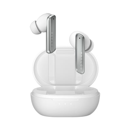 Zestaw słuchawkowy Bluetooth Haylou W1, TWS, Srebrny