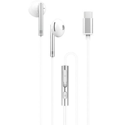 Handsfree USB-C XO Design EP29, Srebrny