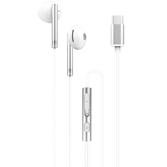 Handsfree USB-C XO Design EP29, Srebrny