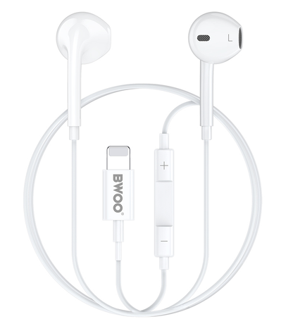 Handsfree Lightning BWOO BO-HF179, Biały