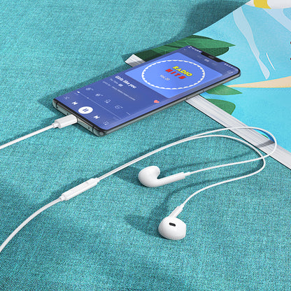 Zestaw słuchawkowy USB-C Borofone BM100 Max Fuente, biały