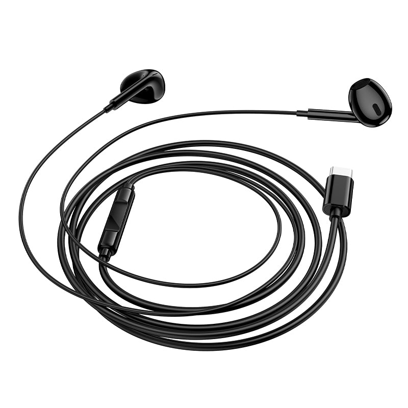 Zestaw słuchawkowy USB-C Borofone BM100 Max Fuente, Czarny